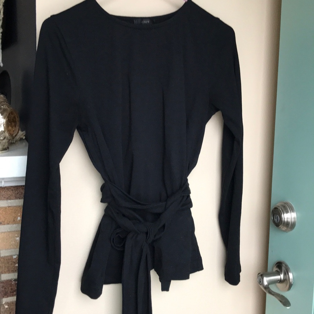 J. Crew Belted Crossback Tee